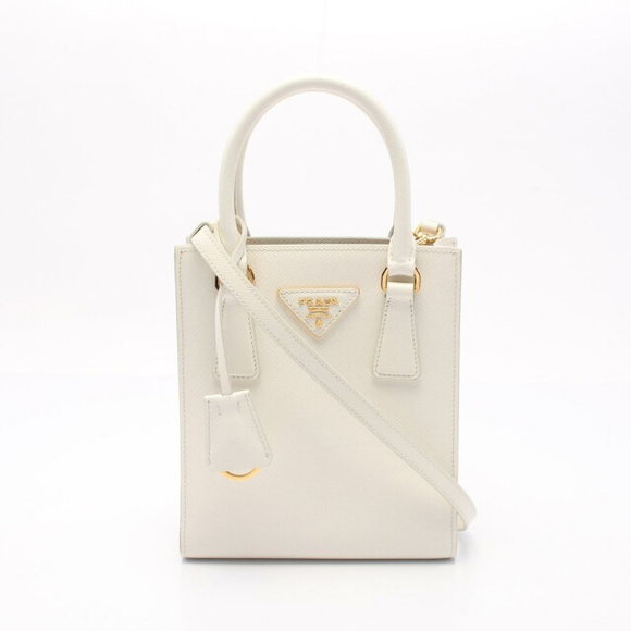 Prada SAFFIANO LUX handbag leather white - Picture 1 of 7